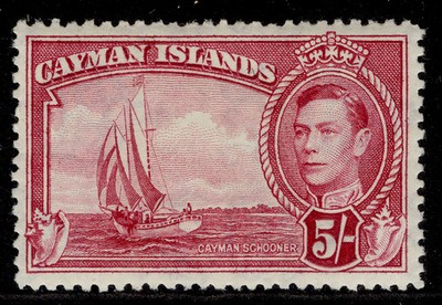 cayman-islands-gvi-sg125-5s-carmine-lake-m-mint-cat-45