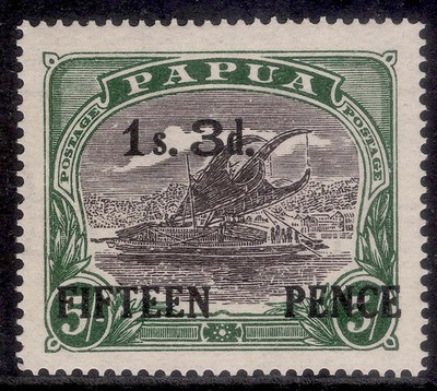 aus-papua-british-new-guinea-gv-sg123-1s-3d-on-5s-blk-dp-grn-m-mint