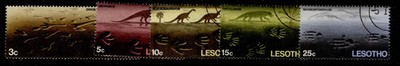 lesotho-qeii-sg175-179-1970-footprints-set-fine-used