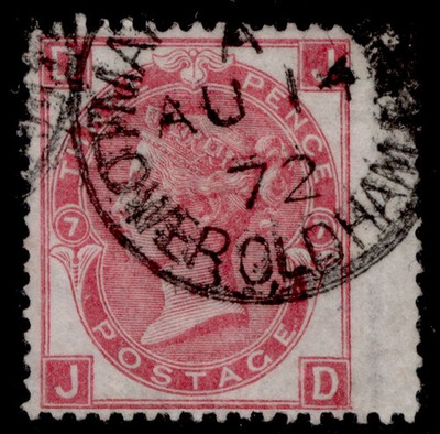 gb-qv-sg103-3d-rose-plate-7-fine-used-cat-40-cds-jd