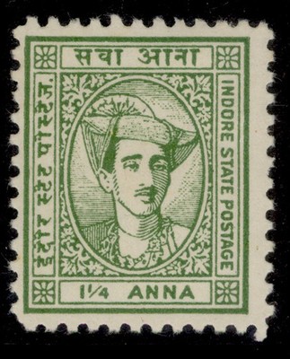 indian-states-indore-gvi-sg39-1a-yellow-green-m-mint-cat-28