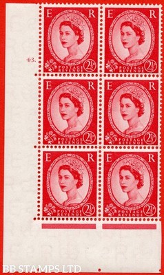 sg-544-s52-2d-carmine-red-a-mounted-mint-cylinder-block-of-6-cy-b75254