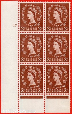 sg-590-s42-2d-red-brown-a-mounted-mint-cylinder-block-of-6-cylinde-b75249
