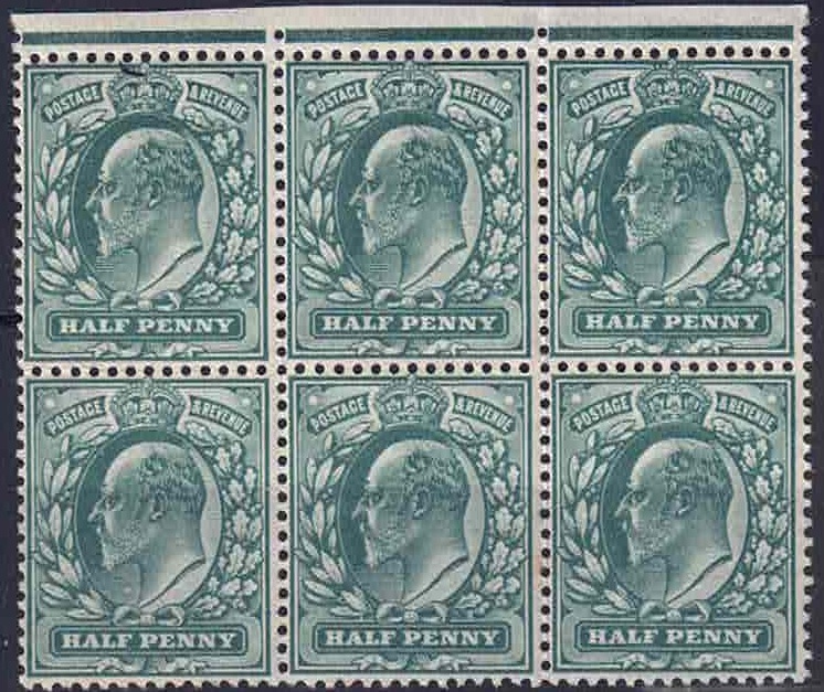 edvii-1902-sg-216-blue-green-block-of-6-unmounted-mint