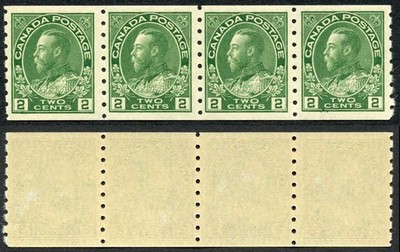 canada-sg257-2c-green-dry-imperf-x-perf-8-very-fine-u-m-mnh-unitrade-cat-225