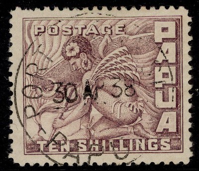 aus-papua-bng-gv-sg144-10s-violet-fine-used-cat-120-cds