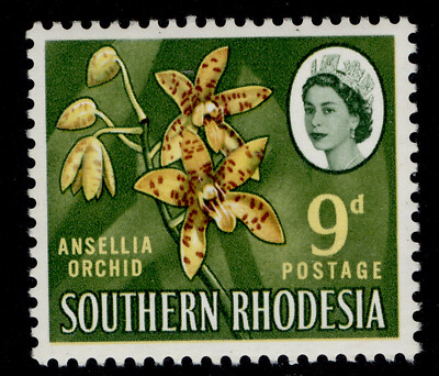 southern-rhodesia-qeii-sg98-9d-red-brown-yellow-olive-green-nh-mint