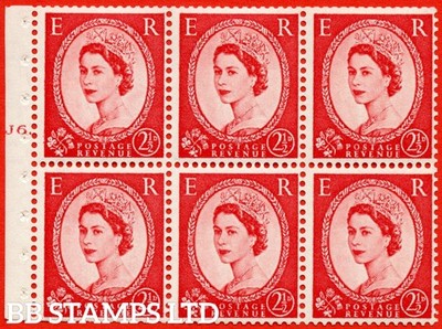 sg-544b-sb81-2d-carmine-red-a-mounted-mint-booklet-pane-of-6-cyl-b66076