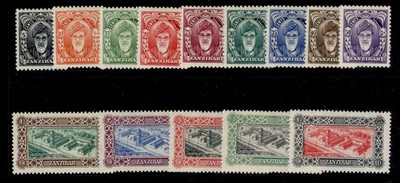 zanzibar-qeii-sg339-352-1952-55-complete-set-m-mint-cat-65
