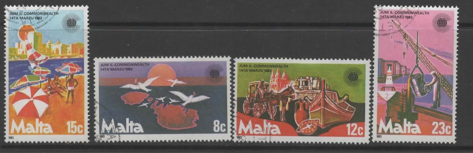malta-sg708-11-1983-commonwealth-day-used