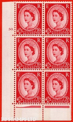 sg-614-s61-2d-carmine-red-a-mounted-mint-cylinder-block-of-6-cylin-b76085