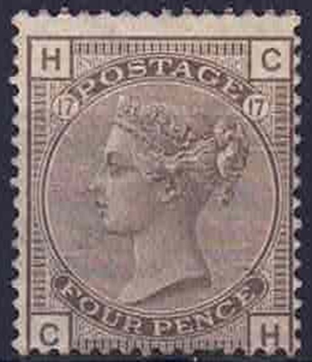 qv-1880-83-sg-160-plate-17-grey-brown-mounted-mint-og