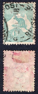 australia-sg40-1-kangaroo-wmk-narrow-crown-used-cat-8-pounds