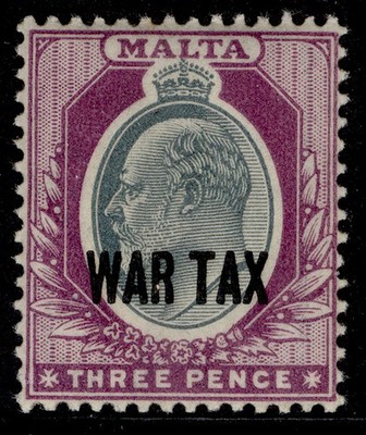 malta-gv-sg93-3d-grey-purple-nh-mint
