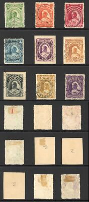 niger-coast-sg66-74-wmk-ca-set-mixed-perfs-fine-used-cat-375-pounds
