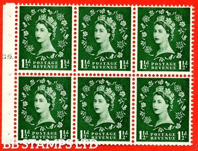 sg-542-sb62-1d-green-an-unmounted-mint-booklet-pane-of-6-cylinder-b87970