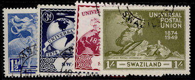 swaziland-gvi-sg48-51-anniversary-of-upu-set-fine-used