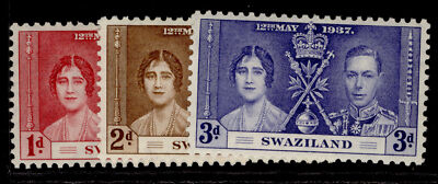 swaziland-gvi-sg25-27-coronation-set-m-mint