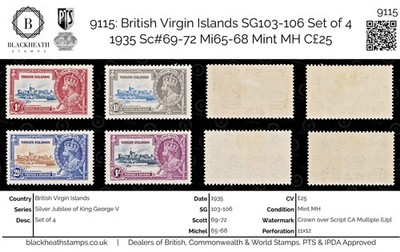 9115-british-virgin-islands-sg103-106-set-of-4-1935-sc-69-72-mi65-68-mint-mh-c