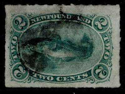 canada-newfoundland-qv-sg41-2c-bluish-green-used-cat-50