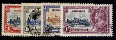 barbados-gv-sg241-244-1935-silver-jubilee-set-used-cat-45