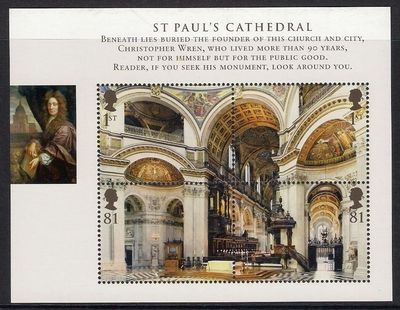 ms2847-2008-st-paul-s-cathedral-miniature-sheet-unmounted-mint