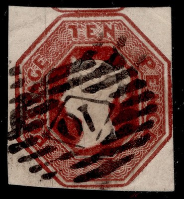 gb-qv-sg57-scarce-10d-brown-cut-square-used-cat-1200