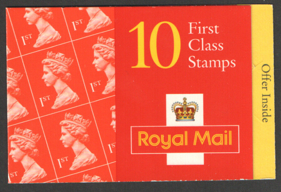 1996-hd38-10-x-1st-class-booklet-complete-no-cylinder