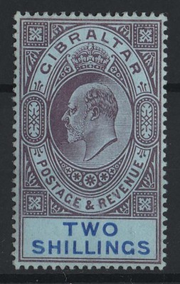 gibraltar-1906-2s-purple-bright-blue-blue-vf-mint-sg82-c70