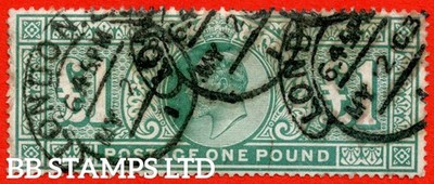 sg-266-m55-1-00-dull-blue-green-an-average-2nd-may-1903-london-b90459