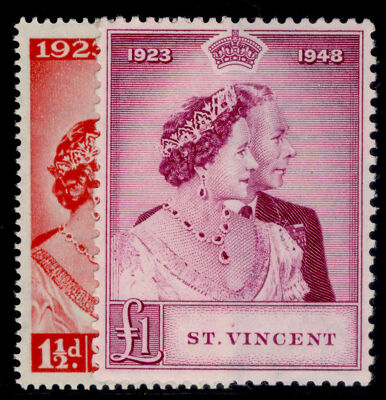 st-vincent-gvi-sg162-163-1949-royal-silver-wedding-set-nh-mint-cat-28