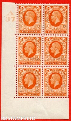 sg-442-n55-2d-orange-a-mounted-mint-control-block-of-6-control-a37-c-b92938
