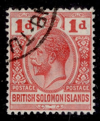 british-solomon-islands-gv-sg19-1d-red-fine-used-cat-21