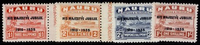 nauru-gv-sg40-43-1935-silver-jubilee-set-vlh-mint-cat-10