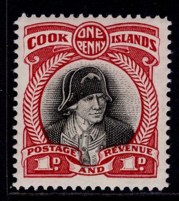 cook-islands-gv-sg100-1d-black-lake-m-mint-cat-11