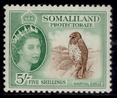 somaliland-protectorate-qeii-sg147-5s-red-brown-emerald-lh-mint-cat-35