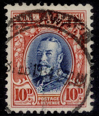 southern-rhodesia-gv-sg22a-10d-blue-scarlet-fine-used-cat-15