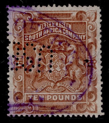 rhodesia-qv-sg13-10-brown-fine-used-cat-75-fiscally-cancelled