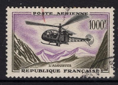 france-sg1320-1957-1000fr-helicopter-used
