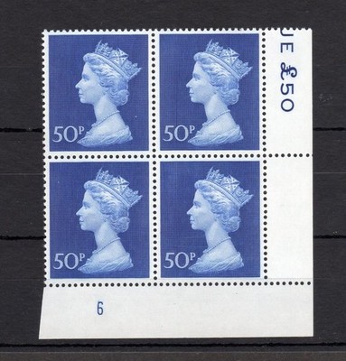 50p-machin-unmounted-mint-plate-6-block-cat-20