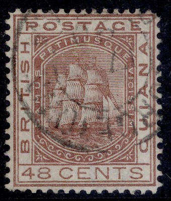 british-guiana-qv-sg133-48c-red-brown-fine-used-cat-45