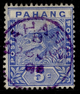 malaysia-pahang-qv-sg13-5c-blue-fine-used-cat-55-cds