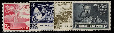 st-helena-gvi-sg145-148-1949-anniversary-of-upu-set-fine-used