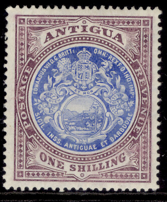 antigua-edvii-sg49-1s-blue-dull-purple-m-mint-cat-28