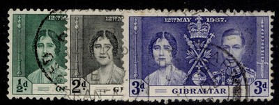 gibraltar-gvi-sg118-120-1937-coronation-set-fine-used