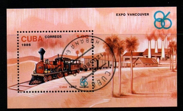 sgms3179-1986-expo-86-worlds-fair-railway-locomotives-fine-used