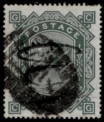 gb-qv-sg135-scarce-10s-greenish-grey-wmk-anchor-white-paper-used-cat-3500-cg