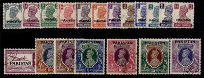 pakistan-gvi-sg1-19-1947-complete-set-fine-used-cat-300
