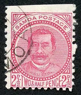 samoa-sg60-2-1-2d-rose-perf-11-fine-used-cat-10-pounds