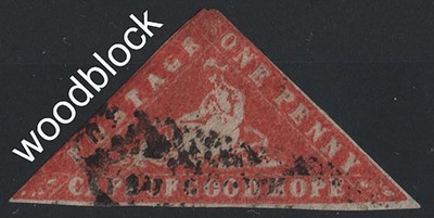 cape-of-good-hope-1861-1d-vermilion-woodblock-triangular-vgu-1-margins-sg13